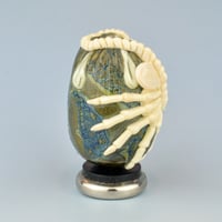 Image 3 of Alien Facehugger 3D glass sculpture with stand #4
