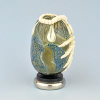 Image 4 of Alien Facehugger 3D glass sculpture with stand #4