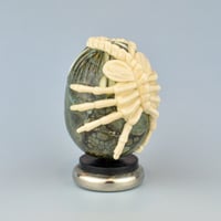 Image 2 of Alien Facehugger 3D glass sculpture with stand #5