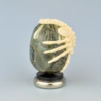 Image 3 of Alien Facehugger 3D glass sculpture with stand #5