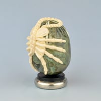 Image 7 of Alien Facehugger 3D glass sculpture with stand #5