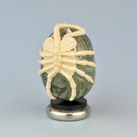Image 8 of Alien Facehugger 3D glass sculpture with stand #5