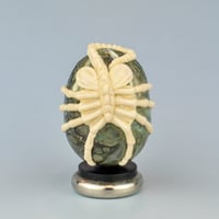 Image 9 of Alien Facehugger 3D glass sculpture with stand #5