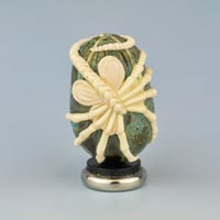 Image 1 of Alien Facehugger 3D glass sculpture with stand #6