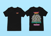 Image 2 of RR Tenerife - Unisex Line Up T-Shirt in White or Black