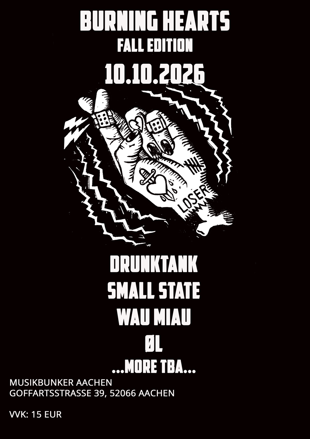 Image of BURNING HEARTS VOL. III // 10.10.2026