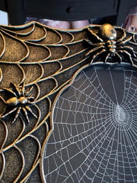 Image 4 of Spider web frame with a preserved web