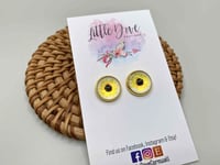 Golden Sunflower Earrings