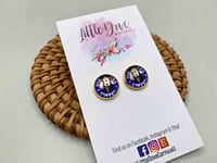 Spooky Girl Coffee Earrings
