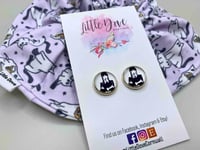 2 left! - Spooky (Outline) Girl Earrings