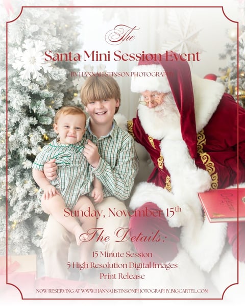 Image of Santa Mini Session 2026 - November 15th