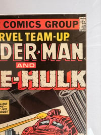 Image 3 of Framed Vintage Marvel Team-Up #107 (1981) Comic Book | Spider-Man & She-Hulk