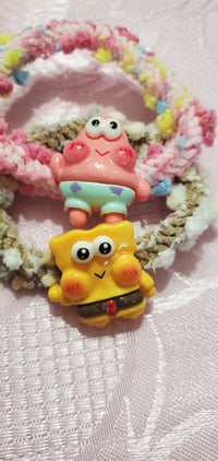Image 1 of Spongebob & Patrick Hair ties (1037)