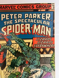 Image 3 of Framed Vintage Spectacular Spider-Man #34 (1979) Comic Book | Lizard & Iguana