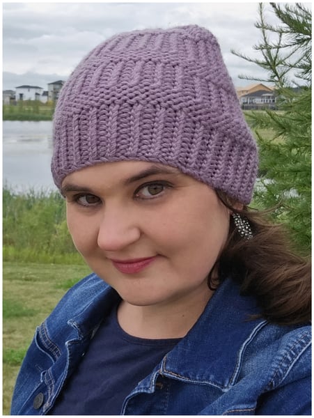 Image of Amanda's Winter Hat Knitting Pattern