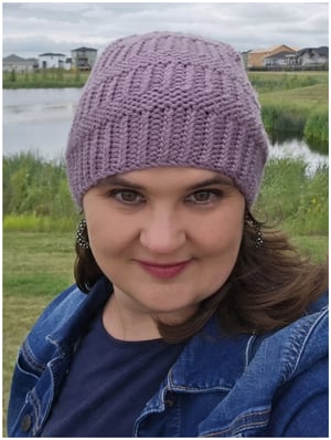 Image of Amanda's Winter Hat Knitting Pattern