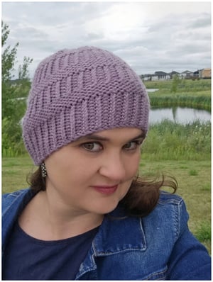 Image of Amanda's Winter Hat Knitting Pattern
