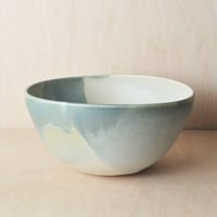 Image 5 of sage and cream altered serving bowl