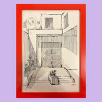 Image 1 of Modern House Mono Sketch