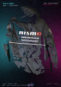 Image 2 of NISMO Packable Hooded Windbreaker Rain Shell