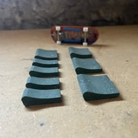 Image 2 of 74 - Pool Coping Blocks - assorted dark green blocks