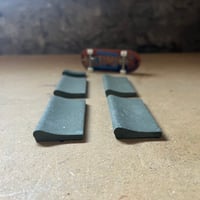 Image 2 of 75 - Pool Coping Blocks - assorted dark green blocks