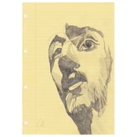 Image 1 of Cal - Sketchbook Drawing - Pencil on Lined Paper  