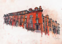 Image 2 of Learmonth Terrace, Edinburgh - Soft Pastels, Charcoal and Pencil on Paper 