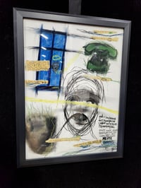 Your God Cannot Be Completed as Dialed 18 x 24" [Original Charcoal & Pastel...