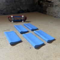 Image 1 of 76 - Pool Coping Blocks - x5 full length blue blocks