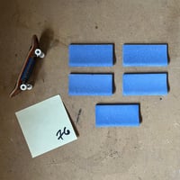 Image 3 of 76 - Pool Coping Blocks - x5 full length blue blocks
