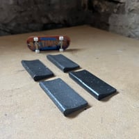 Image 1 of 80 - Pool Coping Blocks - x4 full length black blocks