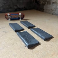 Image 1 of 81 - Pool Coping Blocks - x4 full length black blocks