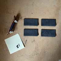 Image 3 of 81 - Pool Coping Blocks - x4 full length black blocks