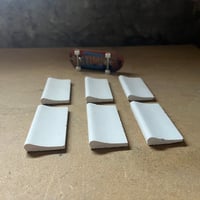 Image 2 of 82 - Pool Coping Blocks - x6 full length white blocks
