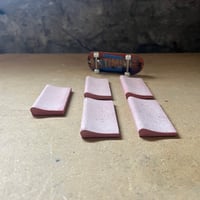 Image 2 of 84 - Pool Coping Blocks - x5 full length pink blocks 