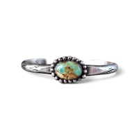 Image 1 of Vintage Southwest Silver Royston Turquoise Cuff, c. 1950s