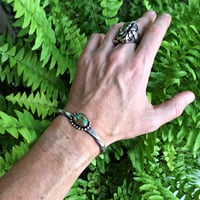 Image 7 of Vintage Southwest Silver Royston Turquoise Cuff, c. 1950s