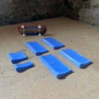 Image 1 of 86 - Pool Coping Blocks - mixed blocks in pure blue