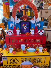 Image 2 of Dia De Muertos Altar painted