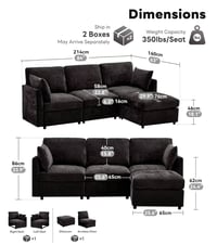 Image 5 of Lurvelle Sofa - L Shaped 