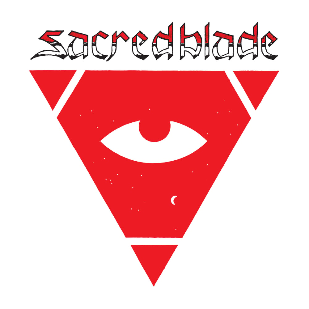 Image of SACRED BLADE - "HAMMERHEAD DEMOZ" + "BATTLEAXE ECHOEZ" (1981-85) LP + 7"