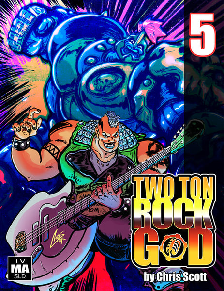 Image of TWO TON ROCK GOD #5