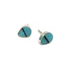 Zuni Stud Earrings (Turquoise Tears)