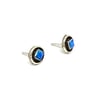 Zuni Stud Earrings (Blue Night Diamonds)