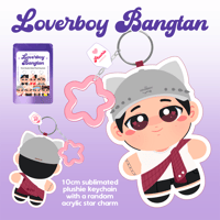 Image 1 of [ACCESSORIES] Loverboy Bangtan Plushie Keychain