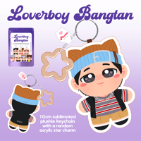 Image 5 of [ACCESSORIES] Loverboy Bangtan Plushie Keychain