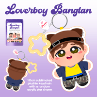 Image 6 of [ACCESSORIES] Loverboy Bangtan Plushie Keychain