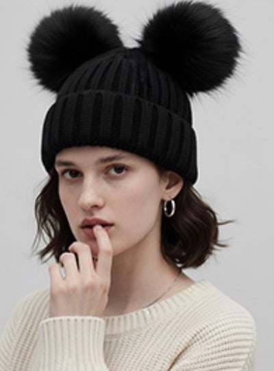 Image of POM POM BEANIE 