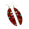 Santo Domingo Earrings (Deep Red)